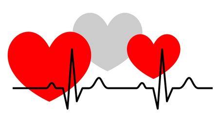 Heart health vector illustrationのイラスト素材