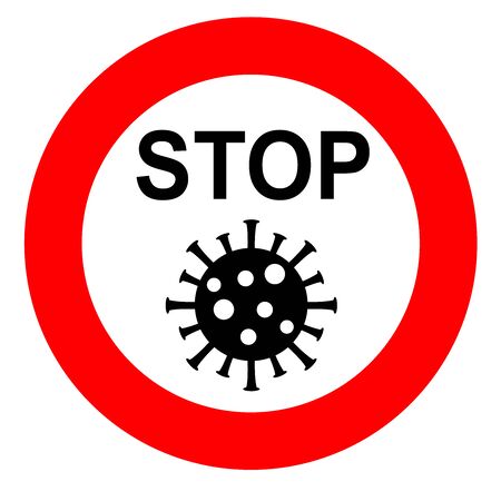 Corona Virus graphic in vector qualityのイラスト素材