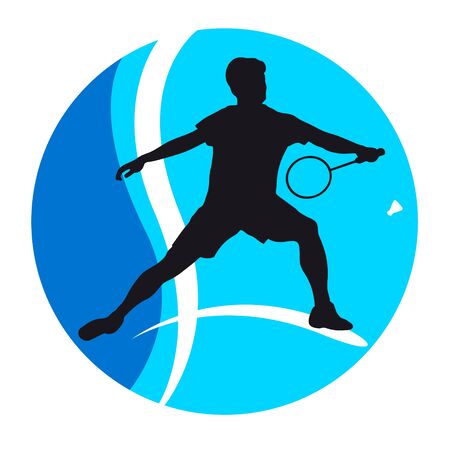 Badminton sport graphic in vector qualityのイラスト素材