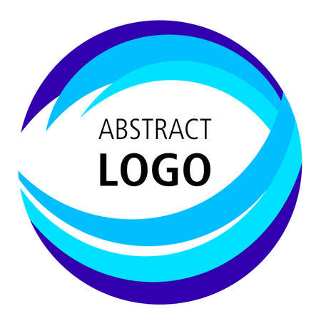Abstract logo design with colored elements in vector quality.のイラスト素材