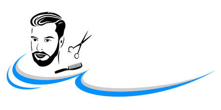 Hairdressing logo in vector quality.のイラスト素材