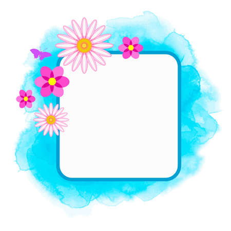 Spring sale graphic with flowers in vector quality.のイラスト素材