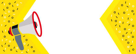 Business graphic with megaphone in vector quality.のイラスト素材