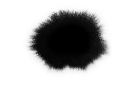 Black watercolor ink background graphic.の写真素材