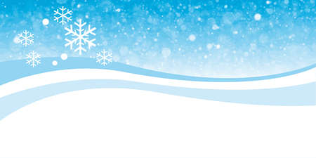 Winter background graphic in vector quality. The graphic is also use as cmyk illustration.のイラスト素材