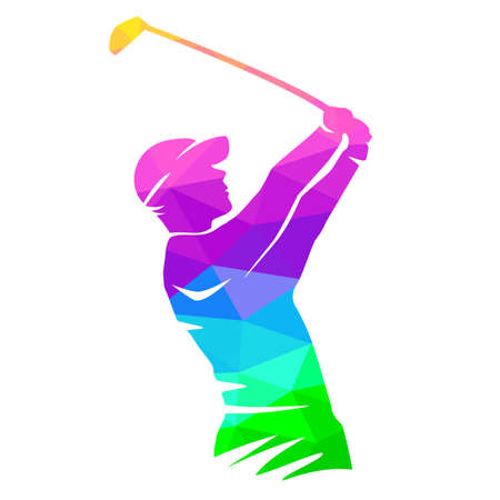 Golf sport graphic in vector quality.のイラスト素材