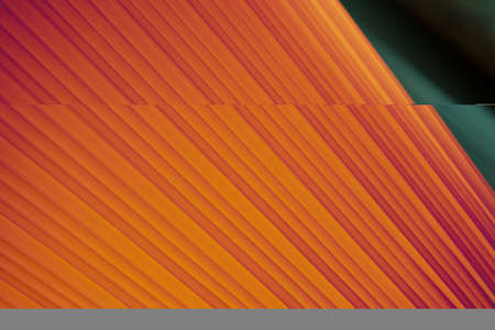 bright orange yellow fabric line abstract backgroundの写真素材
