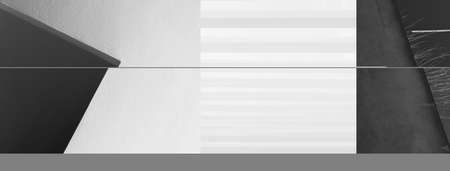 concrete or cement abstract modern grey and white architecture banner backgroundの写真素材