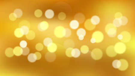 Yellow bokeh effect backgroundのイラスト素材