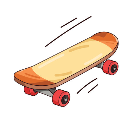 skateboardのイラスト素材