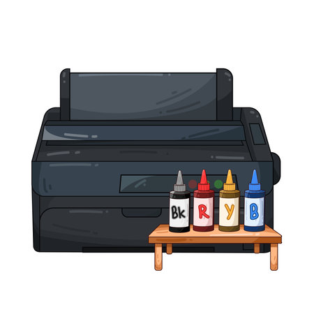 printer with ink bottlesâ€ƒâ€ƒâ€ƒ