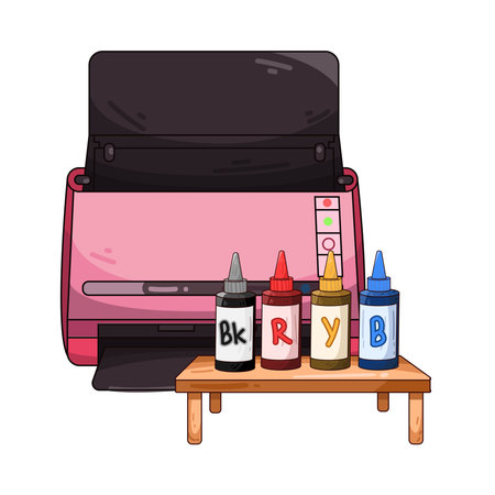 printer with ink bottlesâ€ƒâ€ƒâ€ƒ