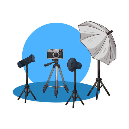 photo studioâのイラスト素材