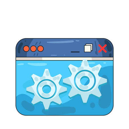 browser settingsのイラスト素材