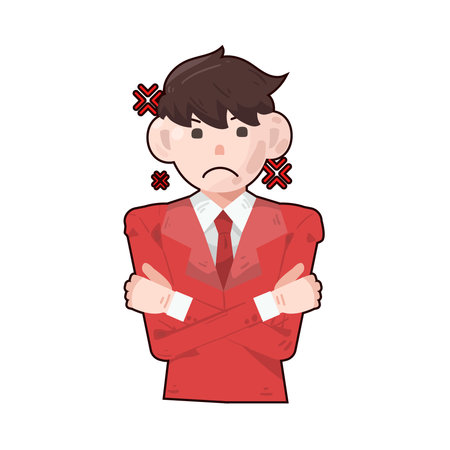 angry businessmanâのイラスト素材