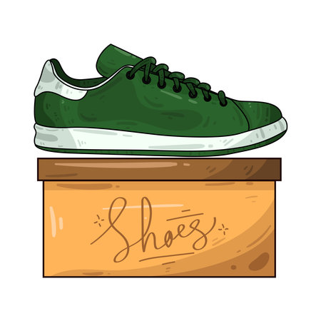 shoes boxのイラスト素材