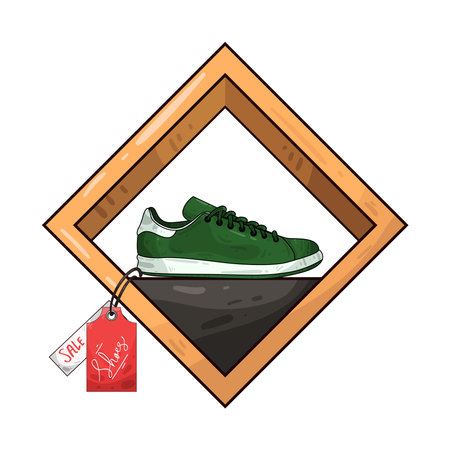 shoes saleのイラスト素材