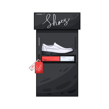 white loafers saleのイラスト素材