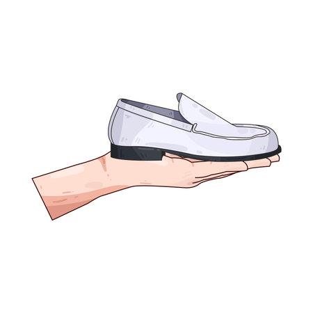 white loafersのイラスト素材