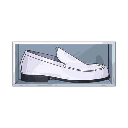 white loafersのイラスト素材