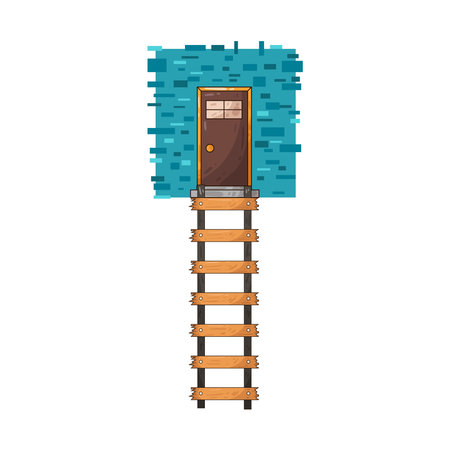 door ladderのイラスト素材