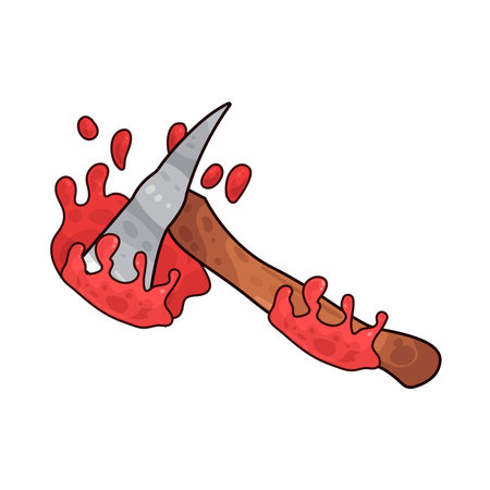 bloody axeのイラスト素材