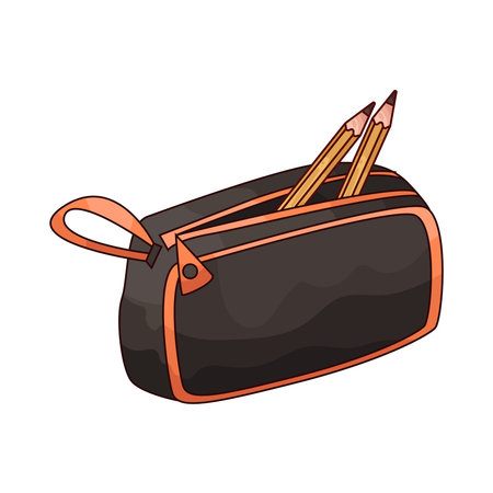 pencil caseのイラスト素材