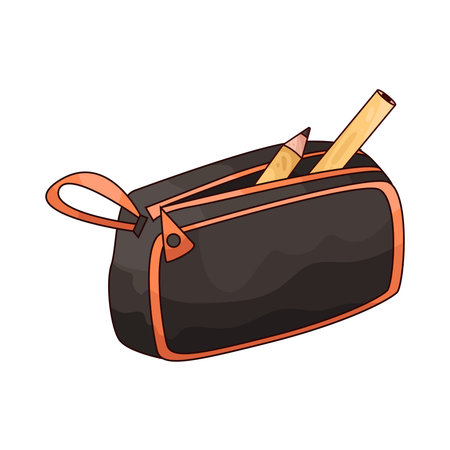 pencil caseのイラスト素材