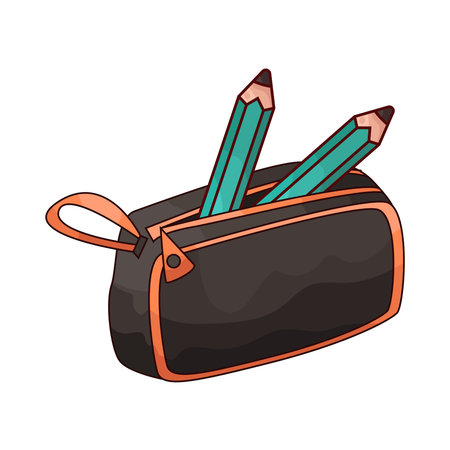 pencil caseのイラスト素材