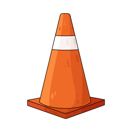 traffic coneâのイラスト素材