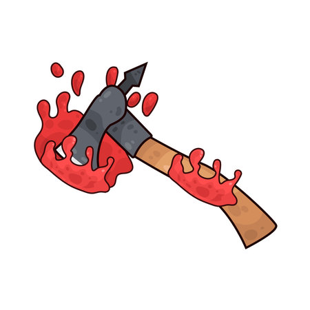 bloody axeのイラスト素材