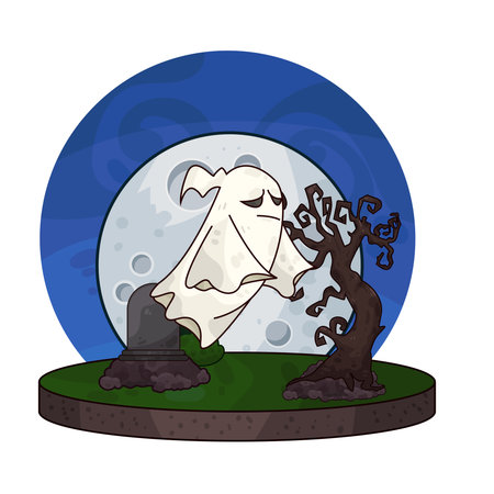 wandering ghostのイラスト素材