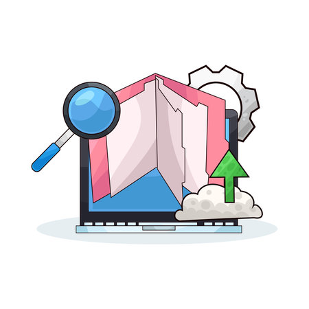 data uploadのイラスト素材