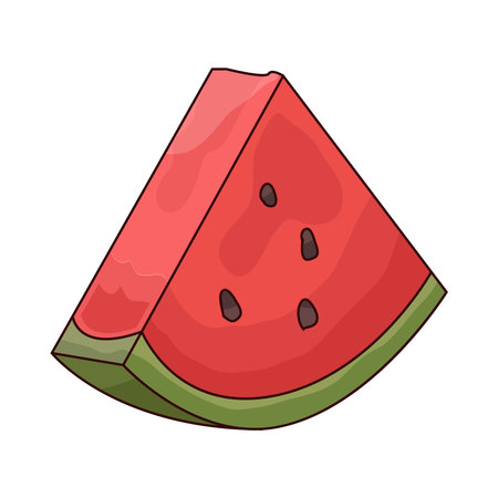 watermelon sliceのイラスト素材