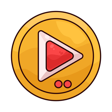 play buttonのイラスト素材