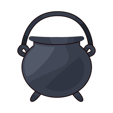witch cauldronのイラスト素材