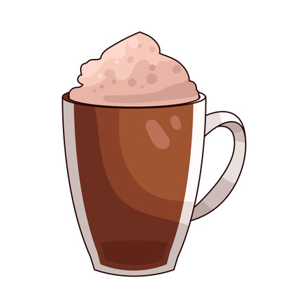 chocolate milkshakeのイラスト素材