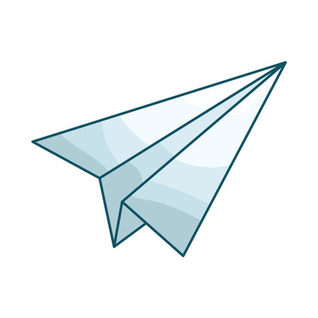 paper airplaneのイラスト素材
