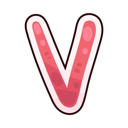 letter Vのイラスト素材