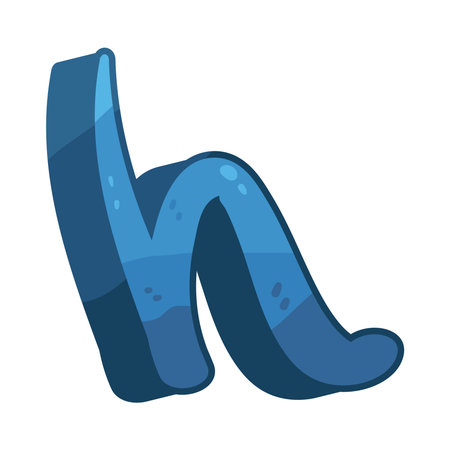 letter hのイラスト素材