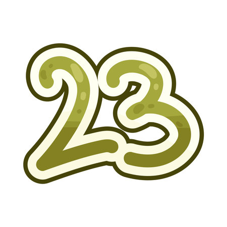 number 23のイラスト素材