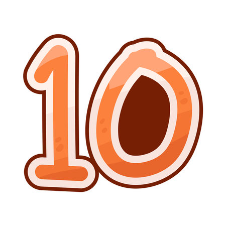 number 10のイラスト素材