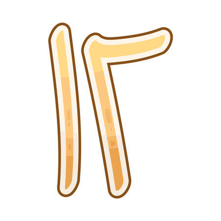 Arabic number 12のイラスト素材