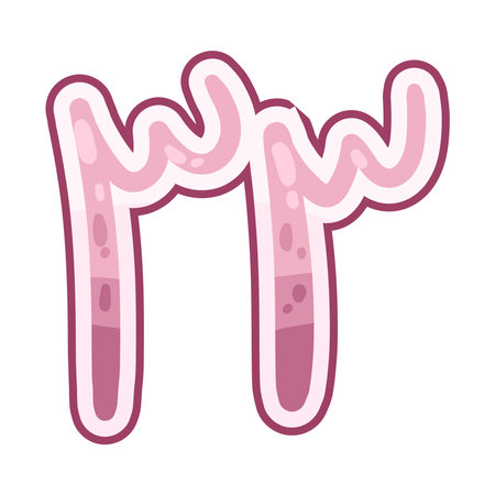 Arabic number 33のイラスト素材