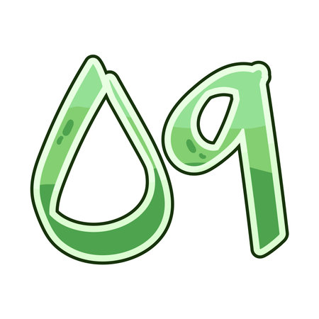 Arabic number 59のイラスト素材