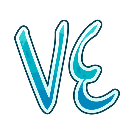 Arabic number 74のイラスト素材