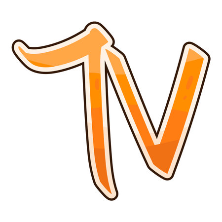 Arabic number 67のイラスト素材