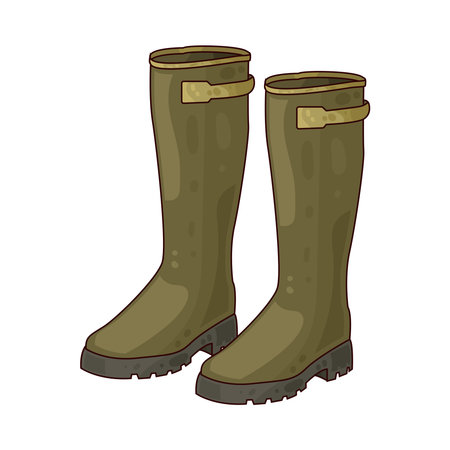 farming bootsのイラスト素材