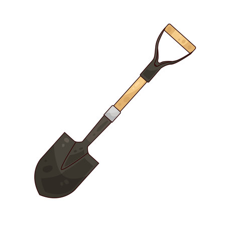 garden shovelのイラスト素材
