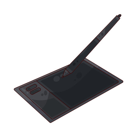 pen tabletのイラスト素材